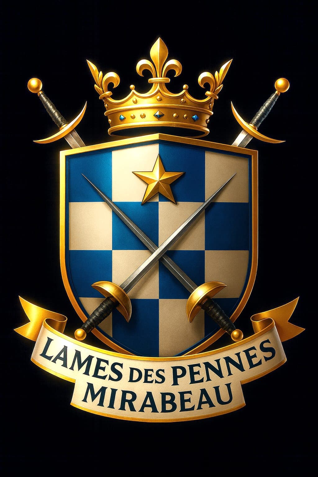 Écusson de Les Lames des Pennes-Mirabeau